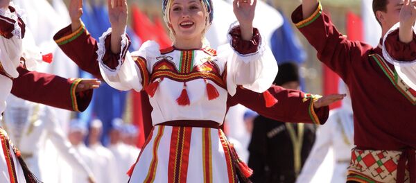 莫斯科紅場——“世界俄羅斯日”活動 - 俄羅斯衛星通訊社