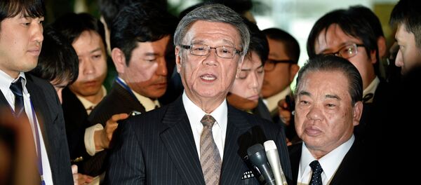 冲绳县知事欲说服美国不要修建军事基地 冲绳县知事欲说服美国不要修建军事基地 - 俄罗斯卫星通讯社