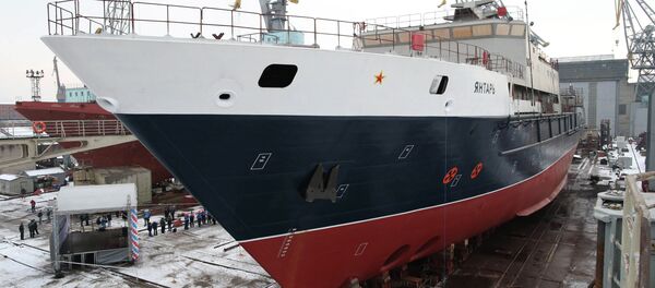  “琥珀”號海洋輪船移交給俄國防部 - 俄羅斯衛星通訊社