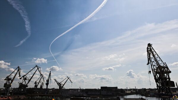 首艘批量生产的核动力破冰船在圣彼得堡铺设龙骨 - 俄罗斯卫星通讯社