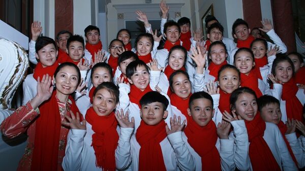 中國兒童代表團 - 俄羅斯衛星通訊社