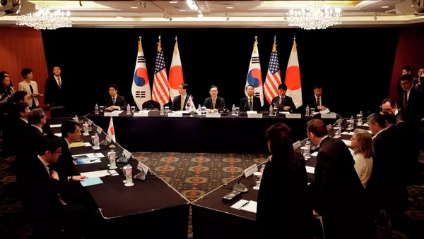 中國專家：美日韓一味對朝鮮施壓不利於朝核問題的解決 - 俄羅斯衛星通訊社