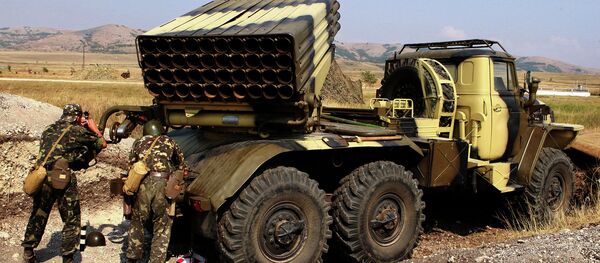 顿涅茨克人民共和国称记录到乌军使用“冰雹”多管火箭炮 - 俄罗斯卫星通讯社