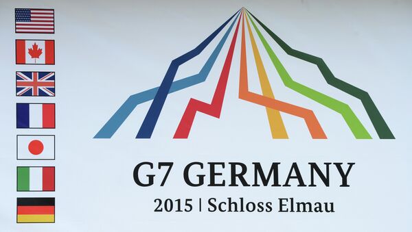 “阻止G7峰会”示威者赞成召开有俄中等国参加的另一个峰会 - 俄罗斯卫星通讯社