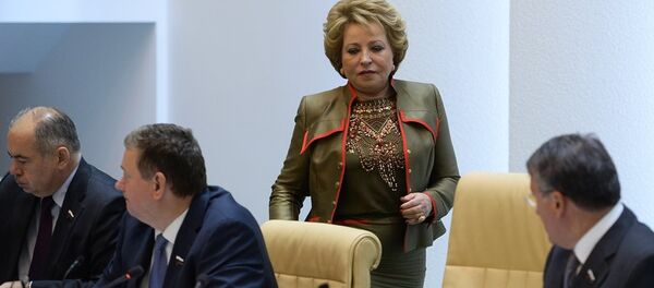 俄聯邦委員會主席瓦蓮京娜·馬特維延科 - 俄羅斯衛星通訊社