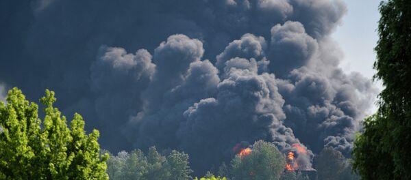 救援人員沒有確認基輔郊外油庫火勢蔓延的消息 - 俄羅斯衛星通訊社