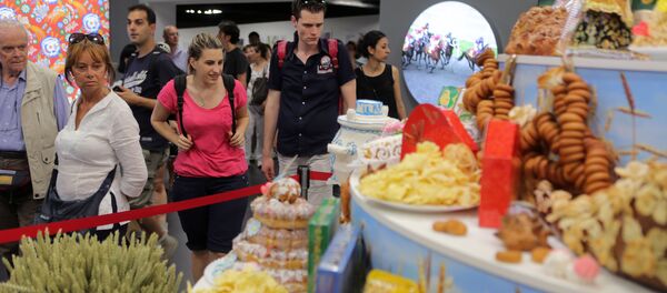 普京在2015米兰世博会俄罗斯馆开馆仪式上致词 普京在2015米兰世博会俄罗斯馆开馆仪式上致词 - 俄罗斯卫星通讯社