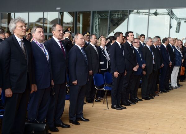 普京在2015米蘭世博會俄羅斯館開館儀式上致詞 - 俄羅斯衛星通訊社