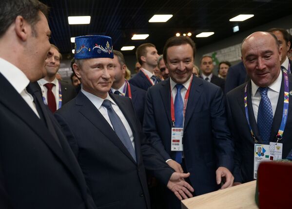 普京在2015米蘭世博會俄羅斯館開館儀式上致詞 - 俄羅斯衛星通訊社