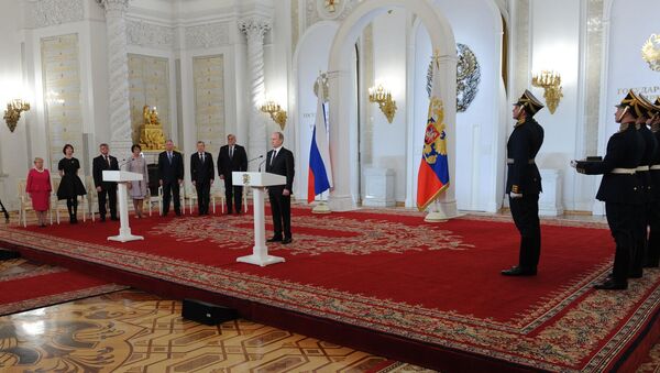 普京：俄罗斯证明自己可以同心协力 - 俄罗斯卫星通讯社