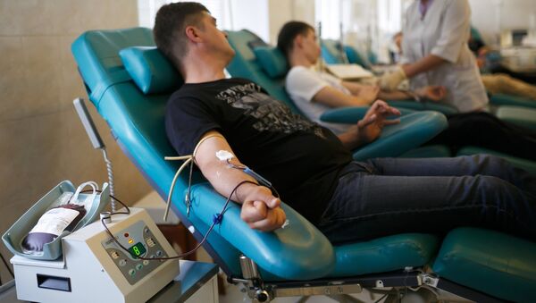 俄衛生部：2014年俄獻血者數量同比增加0.7% - 俄羅斯衛星通訊社