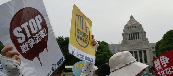 中国专家：尽管国内抗议日本不可能放弃修正安保法案 - 俄罗斯卫星通讯社
