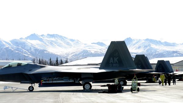 四架美国F-22战斗机抵达韩国 - 俄罗斯卫星通讯社