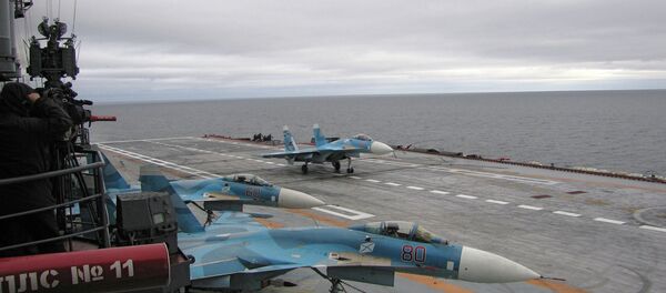 俄海軍未來航母將可搭載90架飛機 - 俄羅斯衛星通訊社