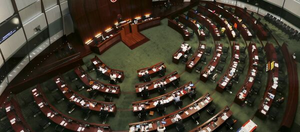 香港立法会否决了2017年香港特区行政长官普选方案 香港立法会否决了2017年香港特区行政长官普选方案 - 俄罗斯卫星通讯社