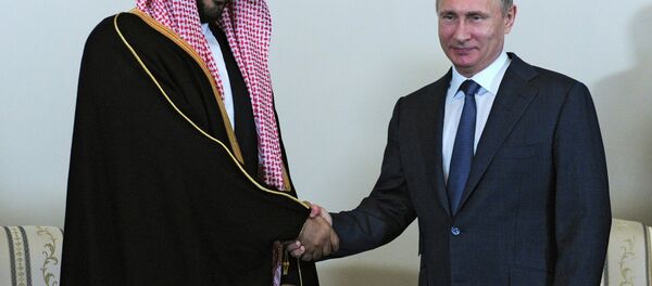 弗拉基米爾∙普京和穆罕默德•本•薩勒曼 - 俄羅斯衛星通訊社