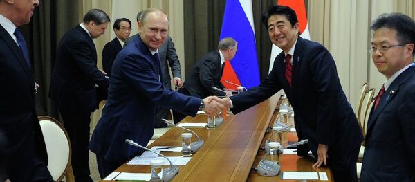 普京將與日本首相就和平條約、政治對話、烏克蘭以及朝鮮問題進行討論 普京將與日本首相就和平條約、政治對話、烏克蘭以及朝鮮問題進行討論 - 俄羅斯衛星通訊社