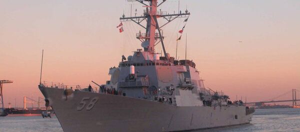 美國“拉邦號”導彈驅逐艦 - 俄羅斯衛星通訊社