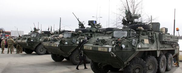 美國將於年底前在歐洲部署1000部車輛 其中包括戰車 - 俄羅斯衛星通訊社