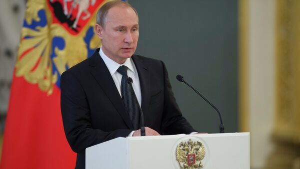 普京：俄方将在维也纳进程下继续尝试达成反恐共识 - 俄罗斯卫星通讯社