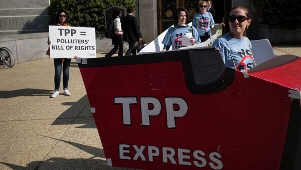 研究显示TPP将拖美日经济后腿 - 俄罗斯卫星通讯社