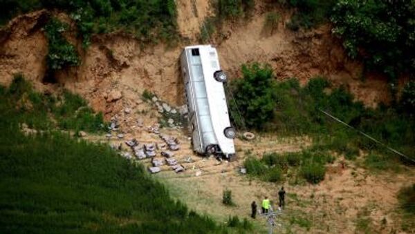 尼泊爾公交車發生事故，造成至少19人死亡 - 俄羅斯衛星通訊社
