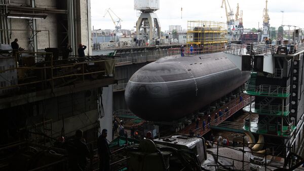 俄海军总司令：将于2018年开始建造装备不依赖空气推进设备的潜水艇 - 俄罗斯卫星通讯社