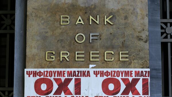 希腊经济学家：公投削弱希腊在同欧盟谈判中的地位 - 俄罗斯卫星通讯社
