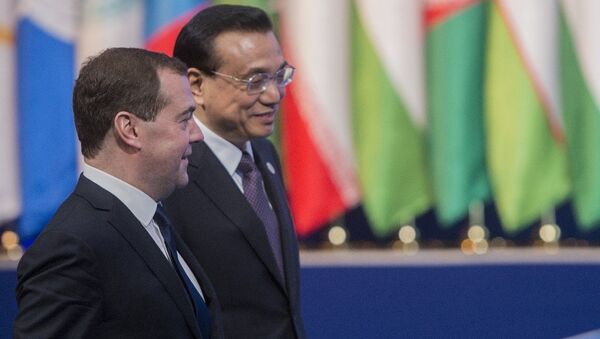 中國國務院總理期待梅德韋傑夫12月參加上合組織成員國政府首腦會議 - 俄羅斯衛星通訊社