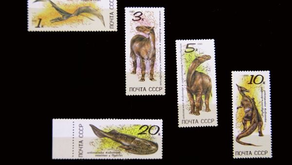 蘇聯恐龍郵票 - 俄羅斯衛星通訊社