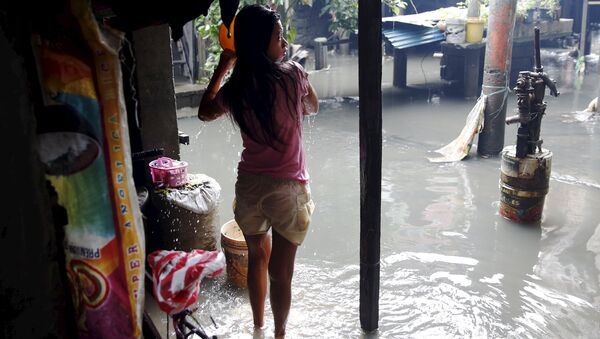 菲律賓因洪水疏散3000人 - 俄羅斯衛星通訊社