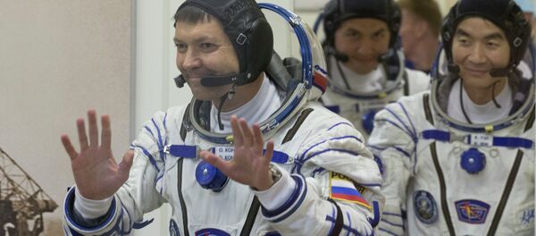 Старт космического корабля Союз ТМА-17М с космодрома Байконур Старт космического корабля Союз ТМА-17М с космодрома Байконур - 俄羅斯衛星通訊社