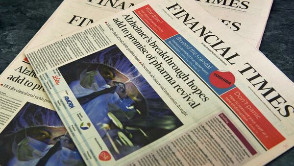 英國陪生集團約13億美元向日經集團出售《金融時報》 - 俄羅斯衛星通訊社
