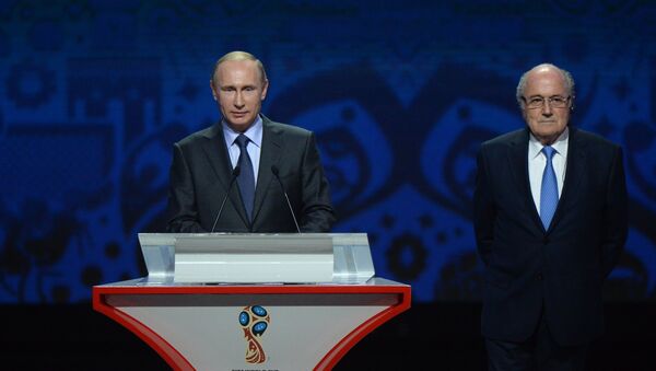 普京：籌備2018年世界杯足球賽的所有計劃都將完成 - 俄羅斯衛星通訊社