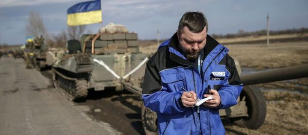 Наблюдатели ОБСЕ на Украине - 俄羅斯衛星通訊社