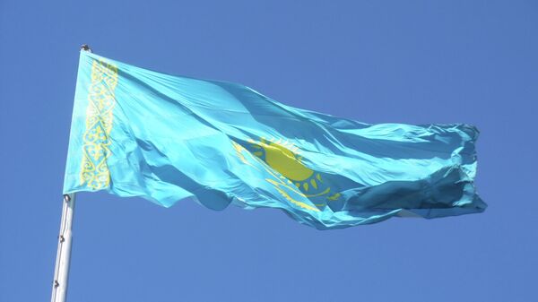 Флаг Казахстана - 俄羅斯衛星通訊社
