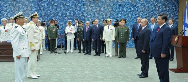 中俄兩軍合作已經有了很好的基礎 中俄兩軍合作已經有了很好的基礎 - 俄羅斯衛星通訊社