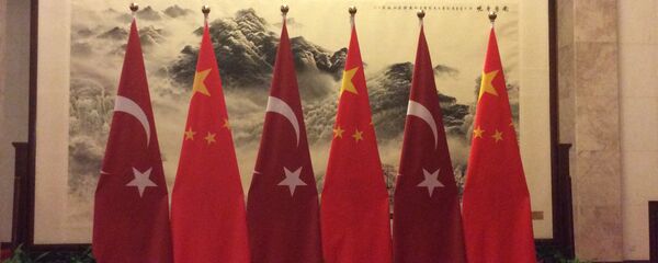 土耳其国旗与中国国旗 - 俄罗斯卫星通讯社