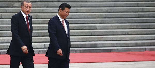 埃爾多安與習近平 - 俄羅斯衛星通訊社