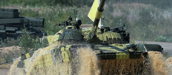 Tank Biathlon 2014 competition. Day One - 俄羅斯衛星通訊社