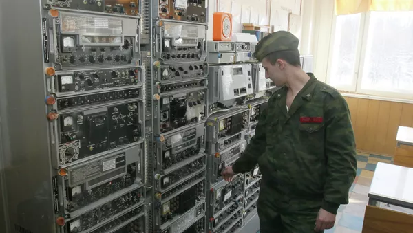 Работа командного пункта Системы предупреждения о ракетном нападении Космических войск России - 俄羅斯衛星通訊社