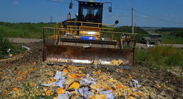 俄罗斯销毁被制裁商品 俄罗斯销毁被制裁商品 - 俄罗斯卫星通讯社