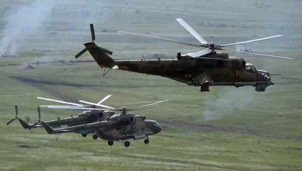五角大樓：4架俄直升機是俄羅斯在敘利亞軍事存在的證據 - 俄羅斯衛星通訊社