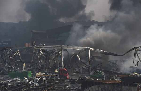 天津爆炸 天津爆炸 - 俄罗斯卫星通讯社