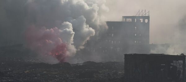 天津集裝箱碼頭爆炸火勢已被控制 - 俄羅斯衛星通訊社