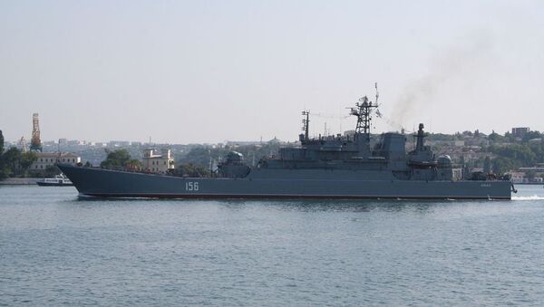 俄北方艦隊的大型登陸艦 - 俄羅斯衛星通訊社