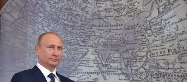 普京贊賞俄地理學會與中國同行在國際項目上的合作 普京贊賞俄地理學會與中國同行在國際項目上的合作 - 俄羅斯衛星通訊社