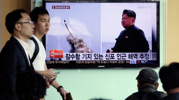 North Korea's ballistic missile - 俄罗斯卫星通讯社