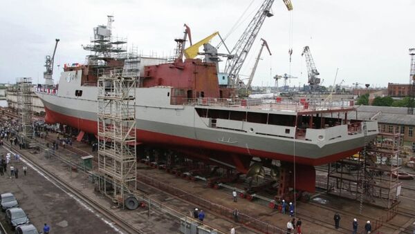 “馬卡羅夫海軍上將”號護衛艦將在9月初下水 - 俄羅斯衛星通訊社