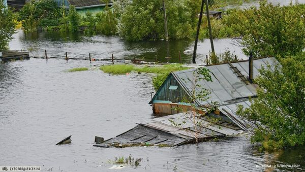 俄阿穆尔州洪灾区疏散近1000人 - 俄罗斯卫星通讯社